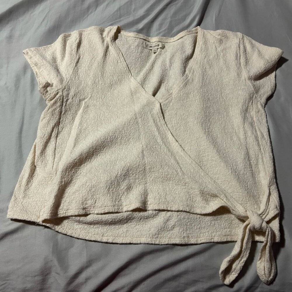 Madewell Wrap & Tie Top